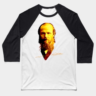 Fyodor Dostoyevsky Baseball T-Shirt